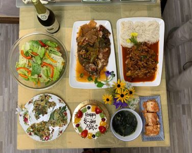 I was so happy to cook food and enjoyed a delicious birthday meal to celebrate my husband's birthday.