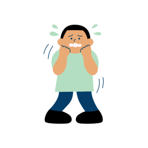  ฉันรู้สึกไม่สบายใจนิดหน่อยค ฉันกังวลว่าโครงการของบริษัทจะดำเนินไปได้ดีหรือไม่ ฉันจะทำดีที่สุด แต่ฉันจะพยายามที่จะอยู่ตรงนี้ในปัจจุบัน