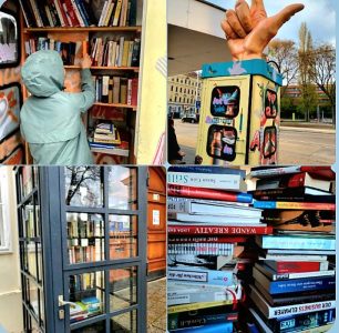 Ich habe ein paar Bücher in offene Bücherschränke gespendet. Es ist gut, wenn die Bücher so viel wie möglich gelesen werden, anstatt in Regalen zu stehen und zu verstauben.