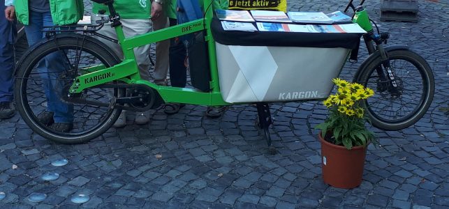 Mit der Umweltgruppe habe ich am Samstag anlässlich des 