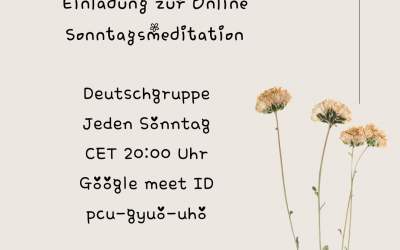 Einladung zur Online-Meditation