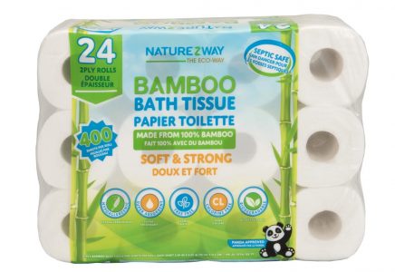 I have bamboo toilet paper at home, and I am committing to only buying it from now on.