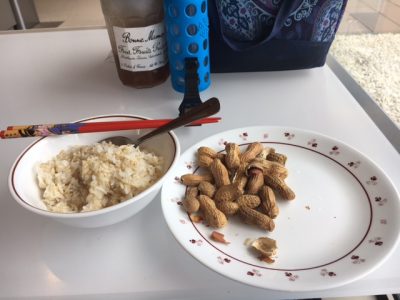 I keep my own plate, bowl, chopsticks, and spoon at work to steer clear of using disposable items.  