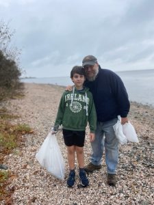 My husband, kids and I cleaned up a favorite trail and beach area. It was drizzling but warm, and I’m so glad my kids participated with enthusiasm too. It felt so good removing trash from this beautiful natural place 
