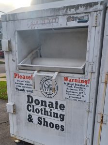 Textiles! I recycled old bed linens, towels and some old odd shoes. 