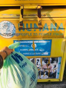 I had many clothes I didn\'t wear, so I decided to donate them. I learnt I should do more charity, reduce waste and be content with little. I will try to find more ways in the future to help reduce waste and recycle.