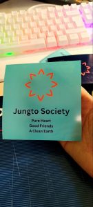 정토회 로고 디자인 스티커 