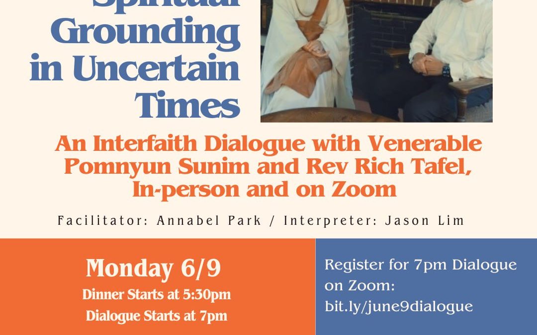 Interfaith Dialogue – Finding Spiritual Grounding in Uncertain Times